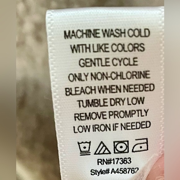 Koolaburra by UGG Pullover Size Small Sherpa Fleece Brushed Back Tan Quarter Zip - Picture 6 of 12